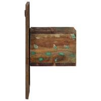 Nachtkastje 50x27x50 cm massief gerecycled hout meerkleurig - thumbnail