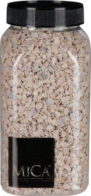 Deco gravel 650ml schelpen wit Mica Decorations - Mica decorations