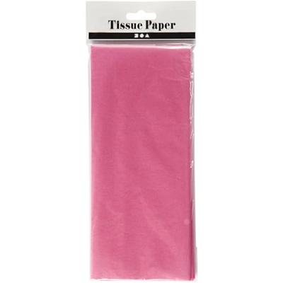 Creativ Company Tissuepapier, vel 50x70 cm, 17 gr, roze, 10 vel/ 1 doos - thumbnail
