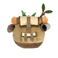 The Legend of Zelda: Tears of the Kingdom Pluche - Korok with Backpack (Brown) - thumbnail