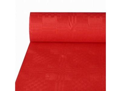 Tafelkleed Rood Damast Rol (800x118cm)