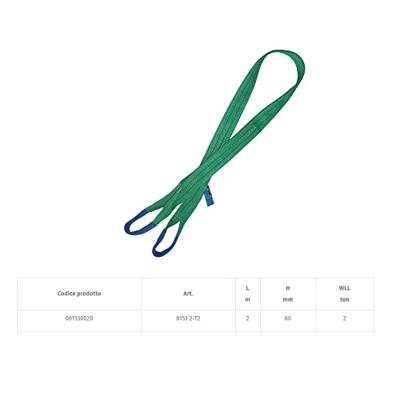 Beta 8153 2-T2-Hijsbanden, Groen - 081530020