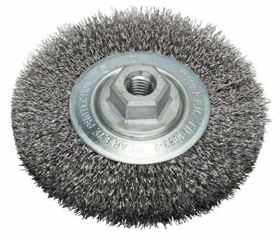 Bosch Accessories Schijfborstel, gegolfd, 115 mm, 0,3 mm, 11.000 omw/min, M14 2608622100 2608622100 1 stuk(s) Bosch Accessories Schijfborstel, gegolfd, 115 mm, 0,3 mm, 11.000 omw/min, M14 2608622100 2608622100 1 stuk(s)