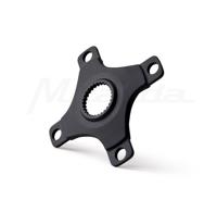 Miranda  spider bosch 4 4-arm, bcd104, 47.5mm, alu, zwart - thumbnail