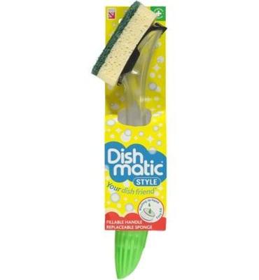 Dishmatic afwasborstel en schuurspons
