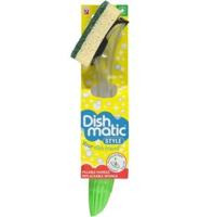 Dishmatic afwasborstel en schuurspons - thumbnail