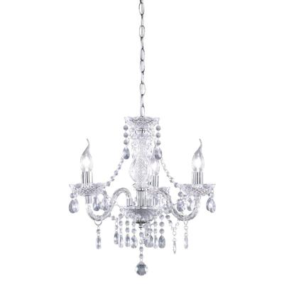 Trio KroonluchterLuster Crystal 40cm 3-lichts transparant - R11073000