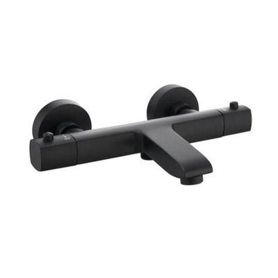 GO by Van Marcke badkraan - 26.6cm - opbouw - thermostatisch - messing zwart mat YH3100YB