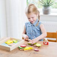 New Classic Toys houten sandwich set - thumbnail