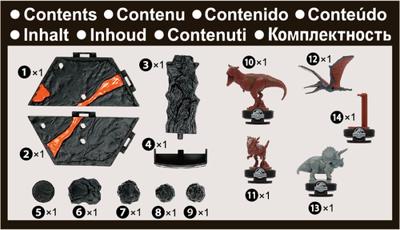 Balansspel - EPOCH GAMES - Jurassic World Volcano Quake - Dinosaurussen op platform, de laatste op de plaats wint!