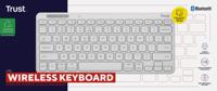 Trust Lyra Toetsenbord Draadloos Wit - thumbnail