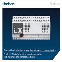 Theben 4800455 Jaloezie- en rolluikactor LUXORliving J8 - thumbnail