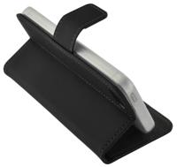 Premium Wallet TPU Case Apple iPhone 5 - Smartphonehoesje - Booktype - PU leer - inclusief pashouder - zwart - thumbnail