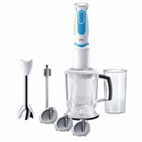 Braun 4191-MQ5260WHBL Staafmixer 1000 W Met maatbeker, Met mixbeker, Turbofunctie Wit-blauw - thumbnail