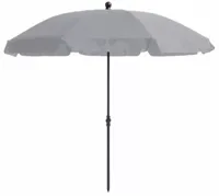 Madison Parasol Las Palmas Rond Ø2m met kniksysteem - Grijs - thumbnail