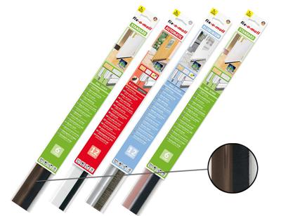 Fix-o-moll Deurborstel premium zelfklevend - 1m - bruin Fix-o-moll Deurborstel premium zelfklevend - 1m - bruin