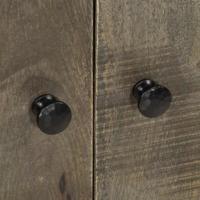 Dressoir 60x33x75 cm massief mangohout - thumbnail
