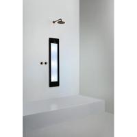 Sunshower Round Medium Plus infrarood + UV licht inbouw 140x33x10cm Black M0600-M0102 - thumbnail