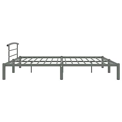 Bedframe metaal grijs 180x200 cm