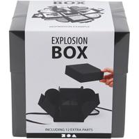 Creativ Company Explosion box geschenkdoos zwart set - thumbnail