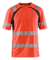 Blåkläder UV-T-Shirt High-Vis 33971013 | High-Vis Rood/Zwart | Maat 3XL - 7330509655320 - thumbnail