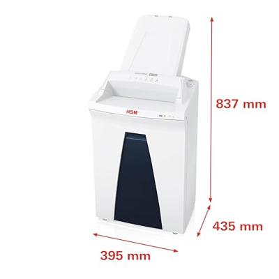 HSM AF350 Papierversnipperaar 10 vellen Cross cut 1.9 x 15 mm P-5 Ook geschikt voor Nietjes, Paperclips, Creditcards