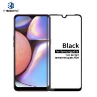 Voor Galaxy A10S PINWUYO 9H 2.5 D volledig scherm gehard glas film (zwart) - thumbnail