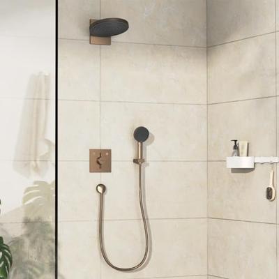 Hansgrohe DuoTurn E kraan inbouw voor 2 functies, Brushed Bronze Hansgrohe DuoTurn E kraan inbouw voor 2 functies, Brushed Bronze
