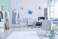 AS Creation Little Love blauw behang | 381301 - thumbnail