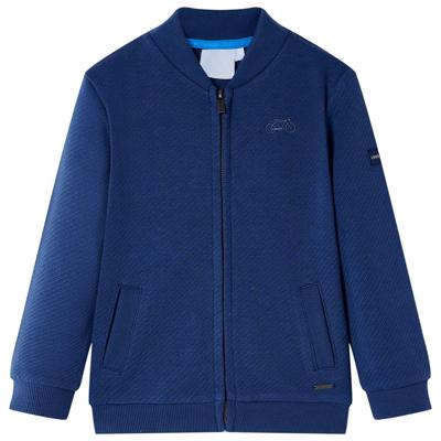 Kindervest met rits 104 marineblauw Kindervest met rits 104 marineblauw