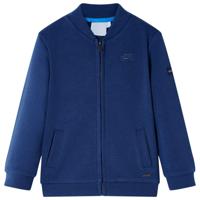 Kindervest met rits 104 marineblauw - thumbnail