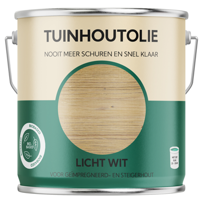 Tuinhoutolie | 2500 ml | Licht wit - 25.952.02 Tuinhoutolie | 2500 ml | Licht wit - 25.952.02