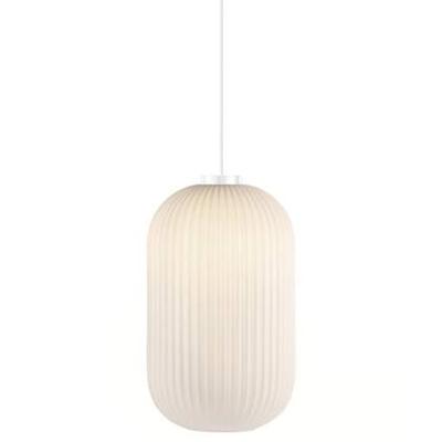 Hanglamp opaalglas 'Milford 20' Nordlux wit E27 fitting 20 cm