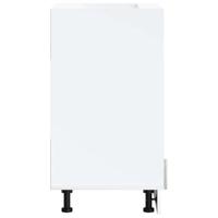 Ovenkast Lucca bewerkt hout grijs sonoma eiken - thumbnail