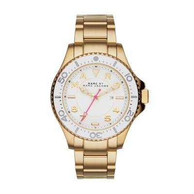 Horlogeband Marc by Marc Jacobs MBM3408 Roestvrij staal (RVS) Doublé 18mm