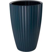 Vaso per fiori - Garden ID - Fancy - 40 x 58 cm - Per giardino, balconi o interni - Blu petrolio - thumbnail