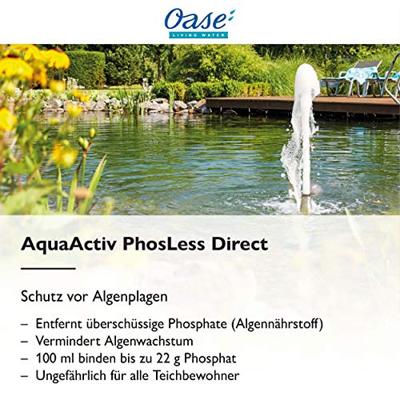 Oase AquaActiv PhosLess Direct 500ml - Voorkom Algen & Verhoog Vijverhelderheid