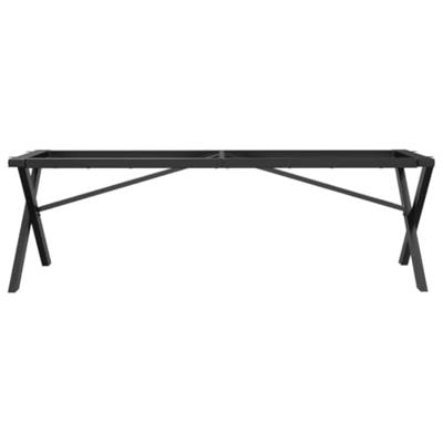 Salontafelpoten X-frame 140x30x43 cm staal