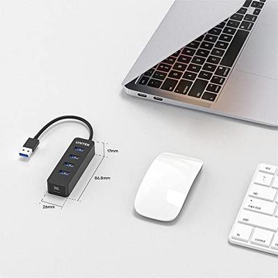 UNITEK HUB USB-C 4XUSB-A 3.1, ACTIEF, 10 WATT,H1117B