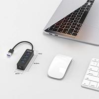 UNITEK HUB USB-C 4XUSB-A 3.1, ACTIEF, 10 WATT,H1117B - thumbnail