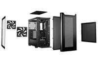 BeQuiet PURE BASE 501 Airflow Window Black Midi-tower PC-behuizing Zwart - thumbnail