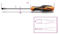 Beta Schroevendraaiers voor sleufschroeven 1260 4X125 - 012600033 - thumbnail