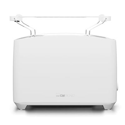 Clatronic TA 3801 W Broodrooster CoolTouch-behuizing, Met broodrekje, Controlelampje Wit Clatronic TA 3801 W Broodrooster CoolTouch-behuizing, Met broodrekje, Controlelampje Wit