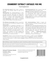 Cranberry supplementen - 60 Capsules - thumbnail