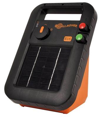 Gallagher S16 schrikdraadapparaat solar - 6V/0,16J - 341316 Gallagher S16 schrikdraadapparaat solar - 6V/0,16J - 341316