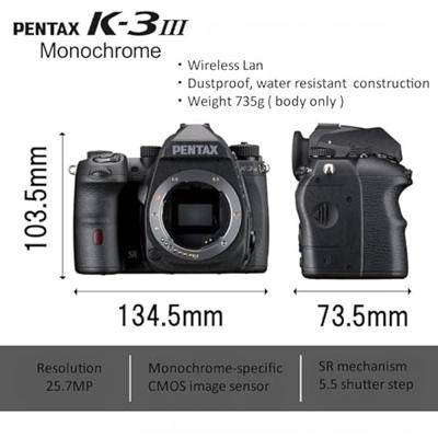 Pentax K-3 Mark III Monochrome body