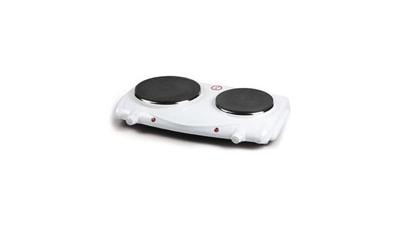 Domo elektrische kookplaat, 1000-1500W, wit