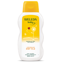 Weleda Calendula baby verzorgende olie 200 Milliliter - thumbnail