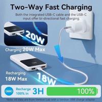 Powerbank Vention FHOW0 Wit 10000 mAh - thumbnail