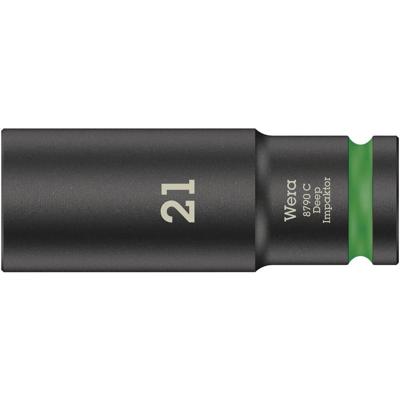Wera 8790 C Impaktor Deep doppen met 1/2"-aandrijving, 21 x 83 mm - 05004837001 Wera 8790 C Impaktor Deep doppen met 1/2"-aandrijving, 21 x 83 mm - 05004837001